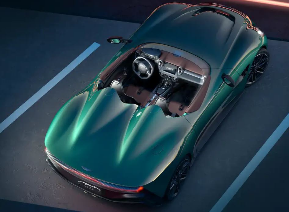 Tavanı ve ön camı olmayan Aston Martin DBR22 geçmişe bir saygı duruşu! 5