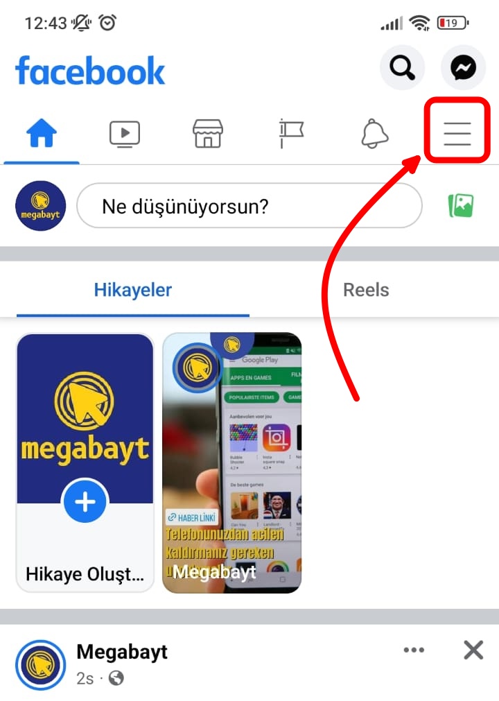 facebook karanlık mod mobil (1)
