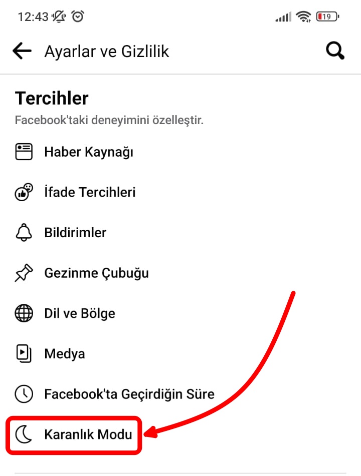 facebook karanlık mod mobil (4)