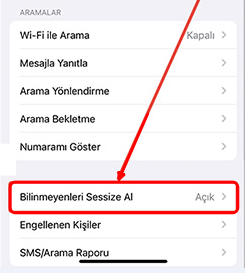 gizli numara engelleme (2)