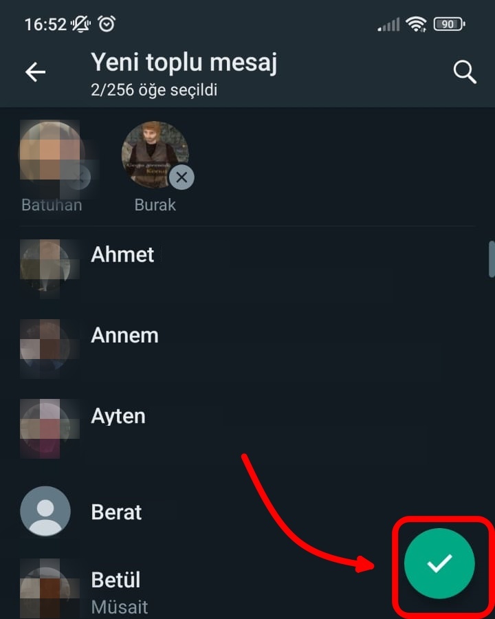 toplu mesaj gönderme (3)