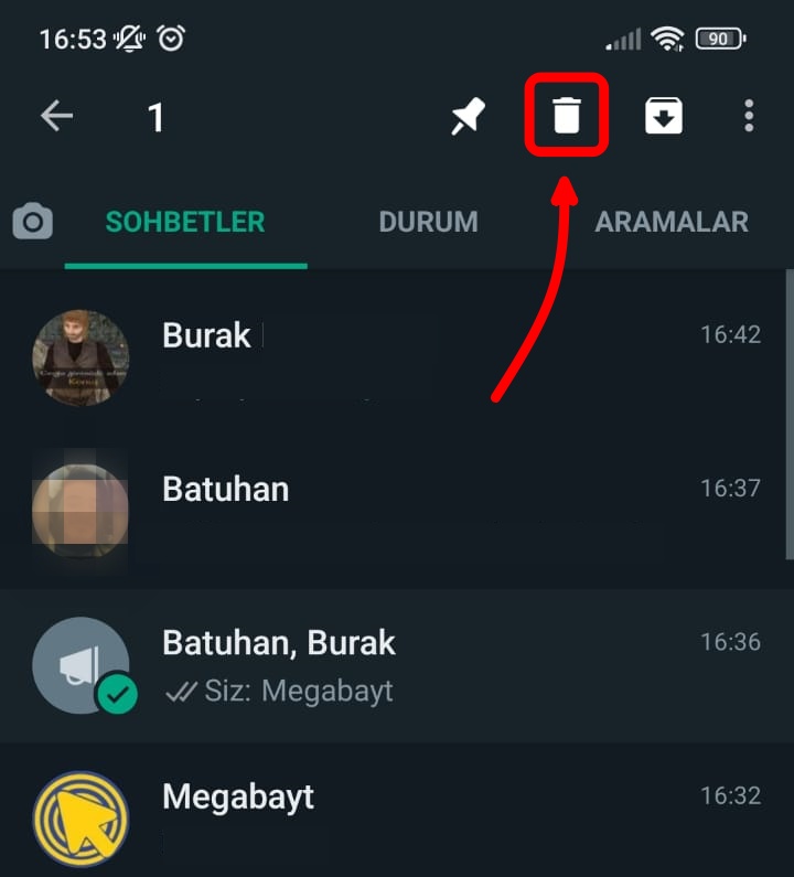 toplu mesaj silme (1)