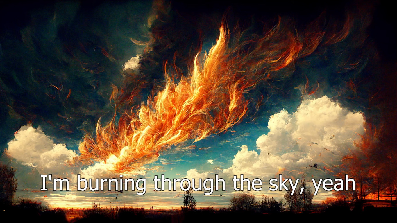 Queen'in efsane parçası Don't Stop Me Now sözleri yapay zeka yardımı ile sanat eserlerine dönüştürüldü! 14