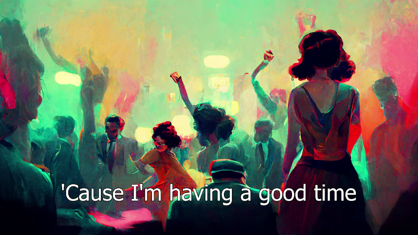 Queen'in efsane parçası Don't Stop Me Now sözleri yapay zeka yardımı ile sanat eserlerine dönüştürüldü! 23