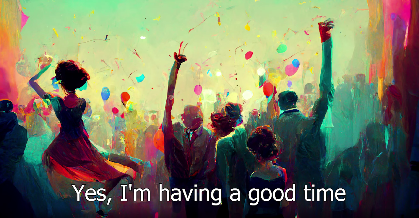 Queen'in efsane parçası Don't Stop Me Now sözleri yapay zeka yardımı ile sanat eserlerine dönüştürüldü! 25