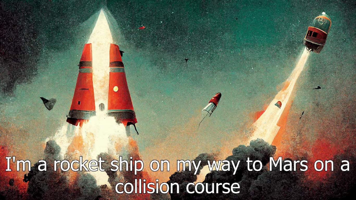 Queen'in efsane parçası Don't Stop Me Now sözleri yapay zeka yardımı ile sanat eserlerine dönüştürüldü! 27