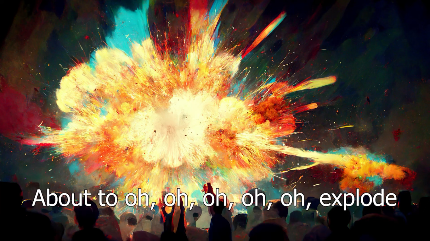 Queen'in efsane parçası Don't Stop Me Now sözleri yapay zeka yardımı ile sanat eserlerine dönüştürüldü! 30