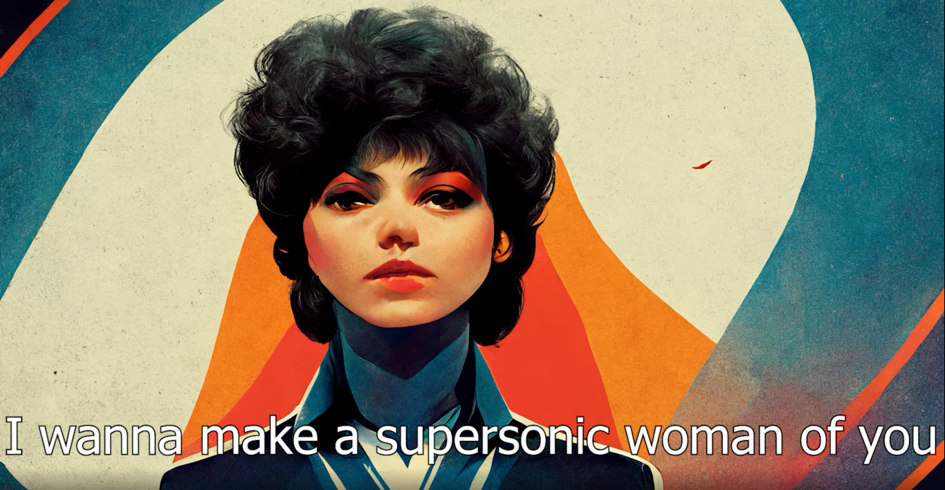 Queen'in efsane parçası Don't Stop Me Now sözleri yapay zeka yardımı ile sanat eserlerine dönüştürüldü! 34