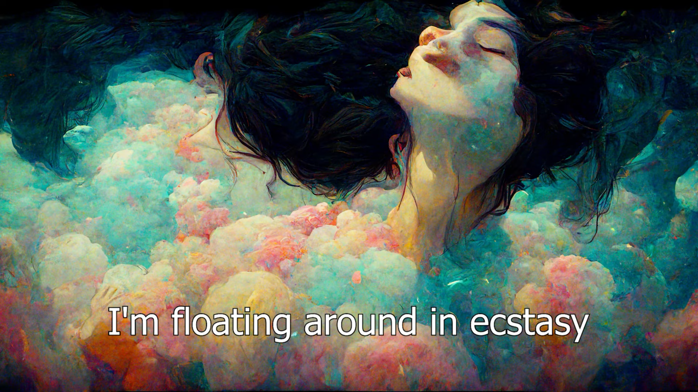 Queen'in efsane parçası Don't Stop Me Now sözleri yapay zeka yardımı ile sanat eserlerine dönüştürüldü! 5