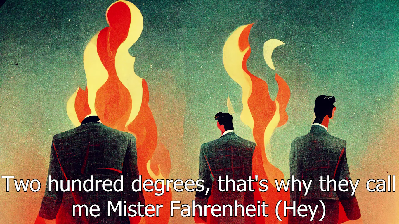 Queen'in efsane parçası Don't Stop Me Now sözleri yapay zeka yardımı ile sanat eserlerine dönüştürüldü! 44