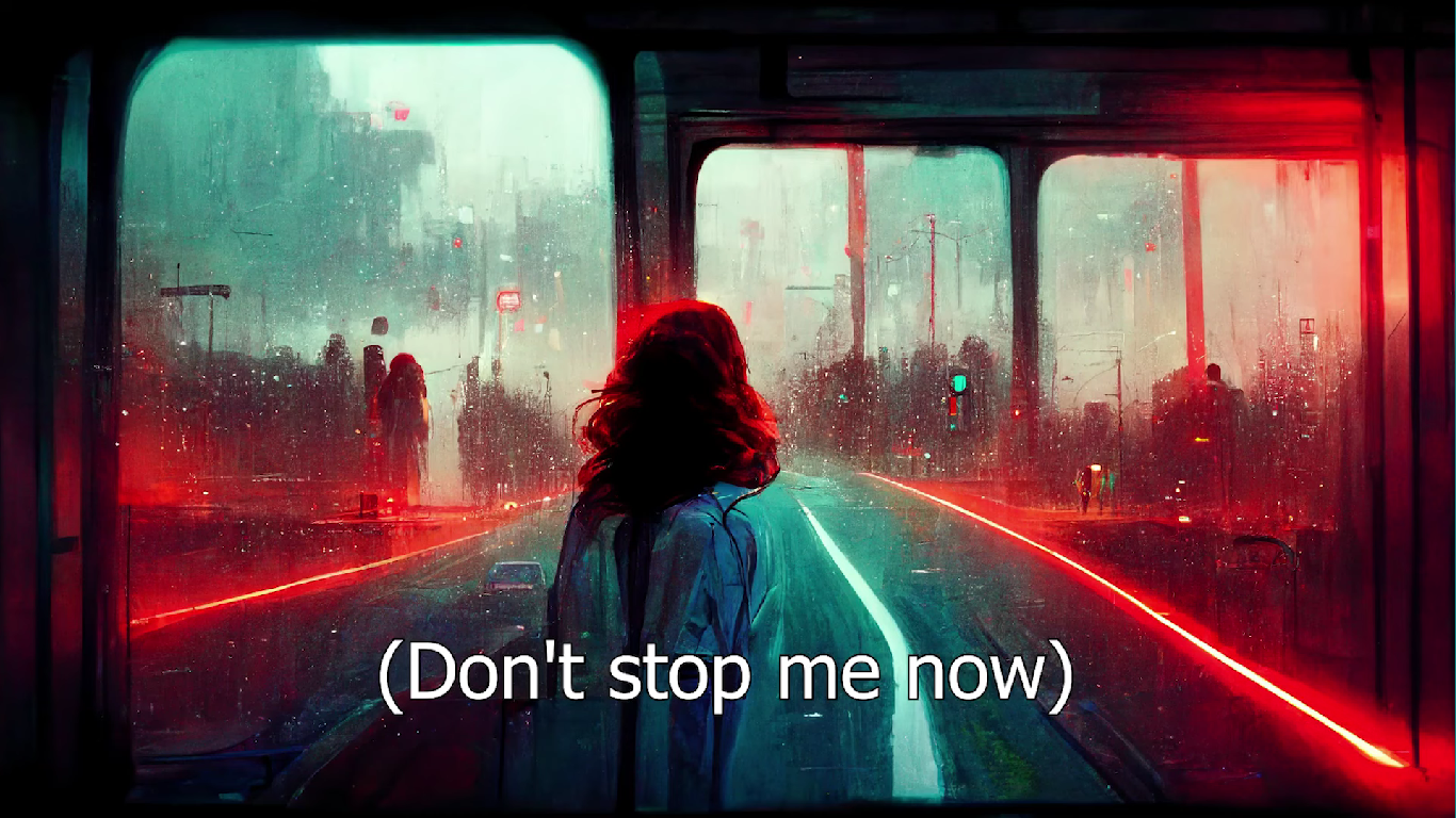 Queen'in efsane parçası Don't Stop Me Now sözleri yapay zeka yardımı ile sanat eserlerine dönüştürüldü! 51