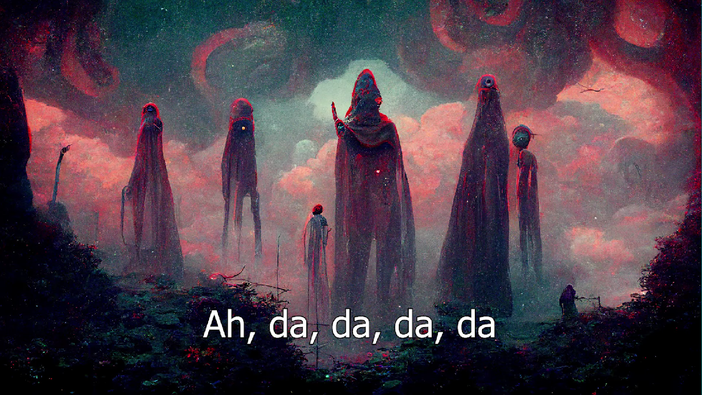 Queen'in efsane parçası Don't Stop Me Now sözleri yapay zeka yardımı ile sanat eserlerine dönüştürüldü! 56