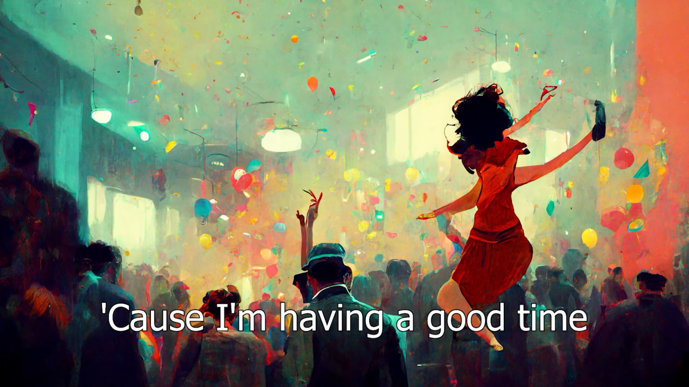 Queen'in efsane parçası Don't Stop Me Now sözleri yapay zeka yardımı ile sanat eserlerine dönüştürüldü! 8