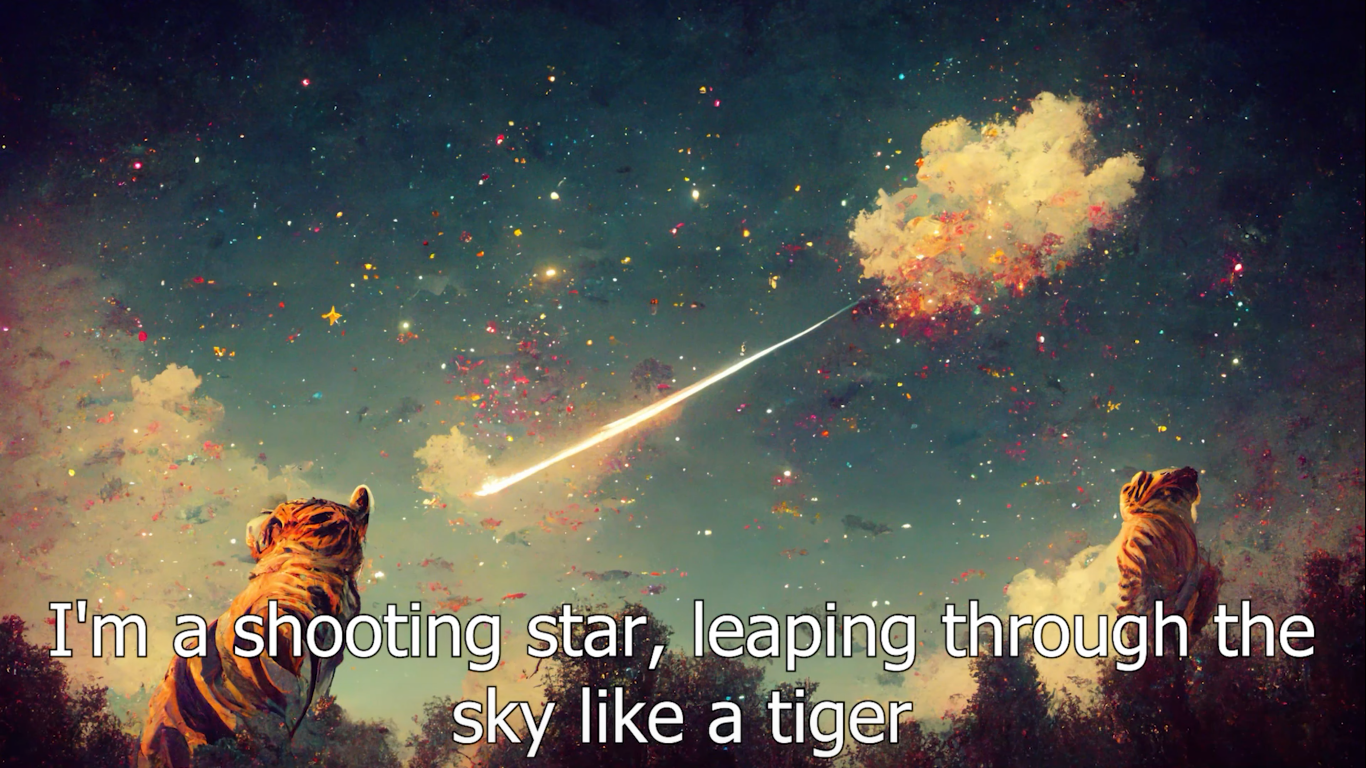 Queen'in efsane parçası Don't Stop Me Now sözleri yapay zeka yardımı ile sanat eserlerine dönüştürüldü! 10