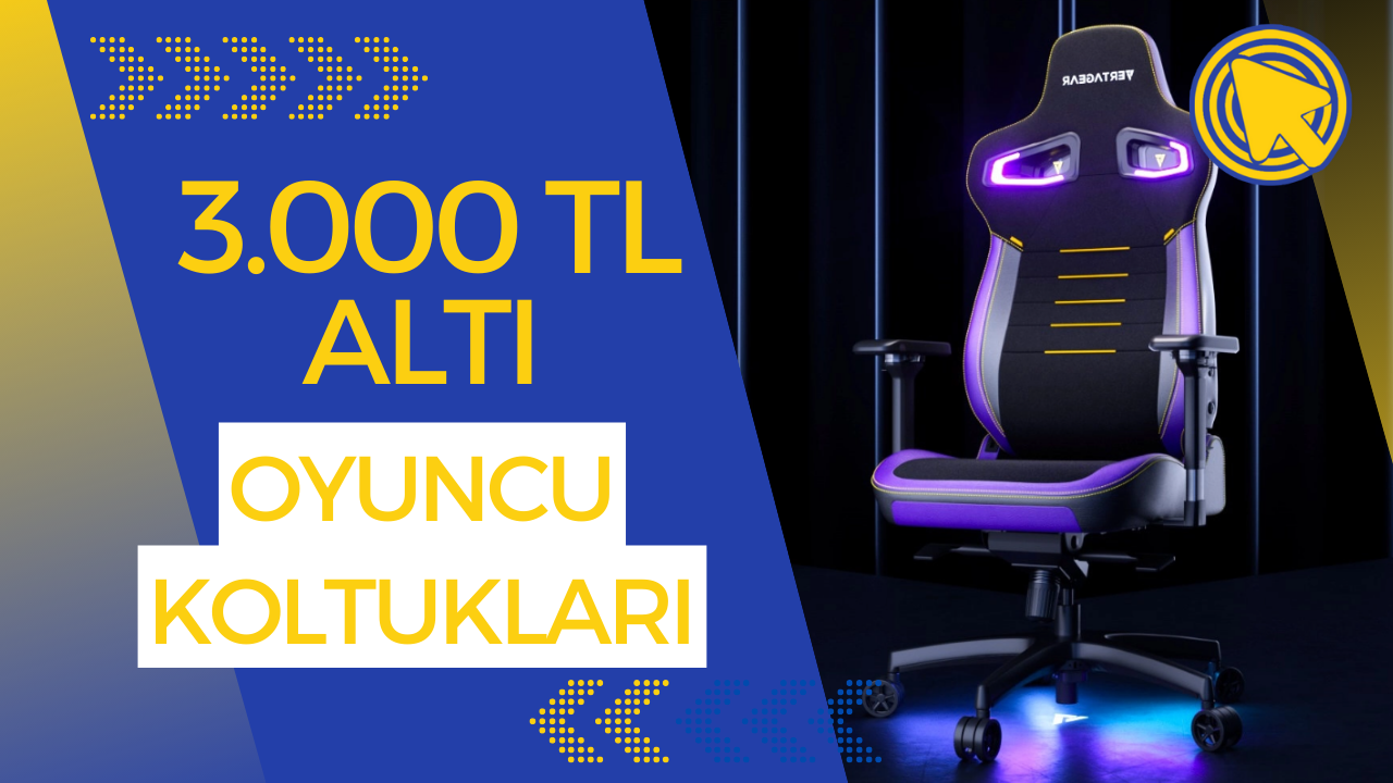 3000 TL altı oyuncu koltukları! En uygun fiyatlı ve en çok satan modeller 1