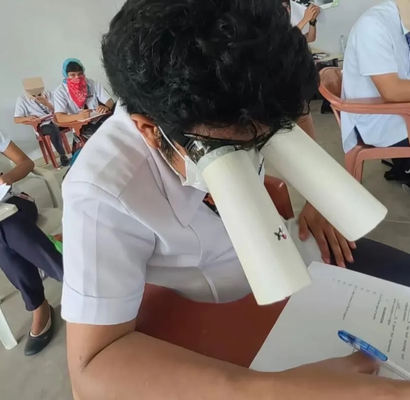 Üniversiteden kopyaya ilginç çözüm: Görüntüler çok konuşuldu 5