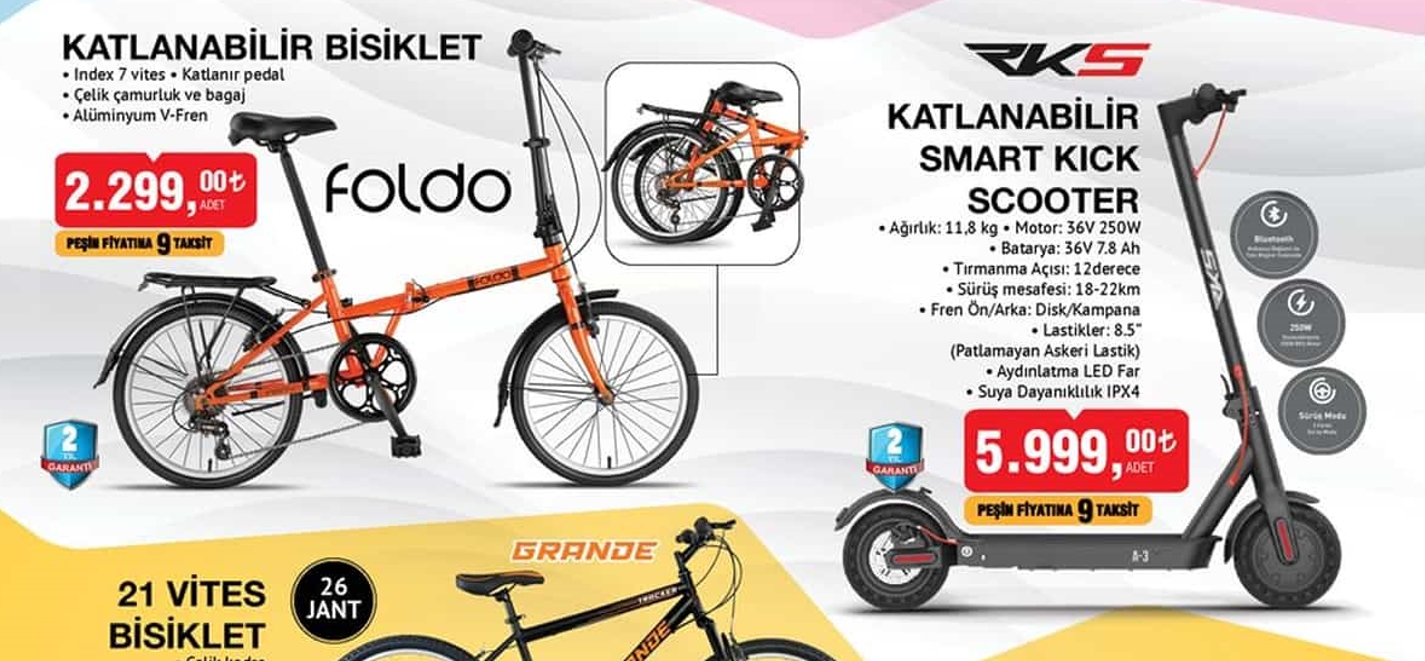 11 Kasım BİM aktüel teknoloji ürünleri: TCL TV,  robot süpürge,  bisiklet çeşitleri ve daha fazlası 6