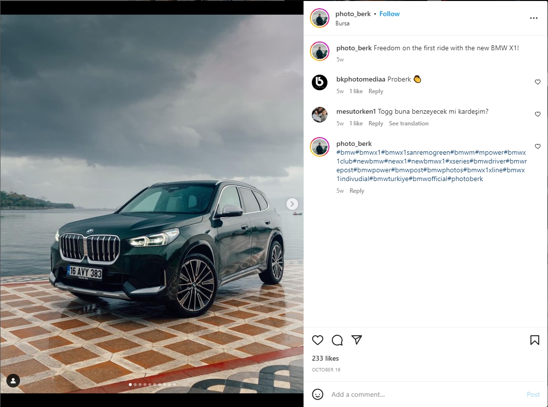 BMW'den Togg'a nispet mi? O paylaşıma Bakan Varank'tan cevap geldi 4