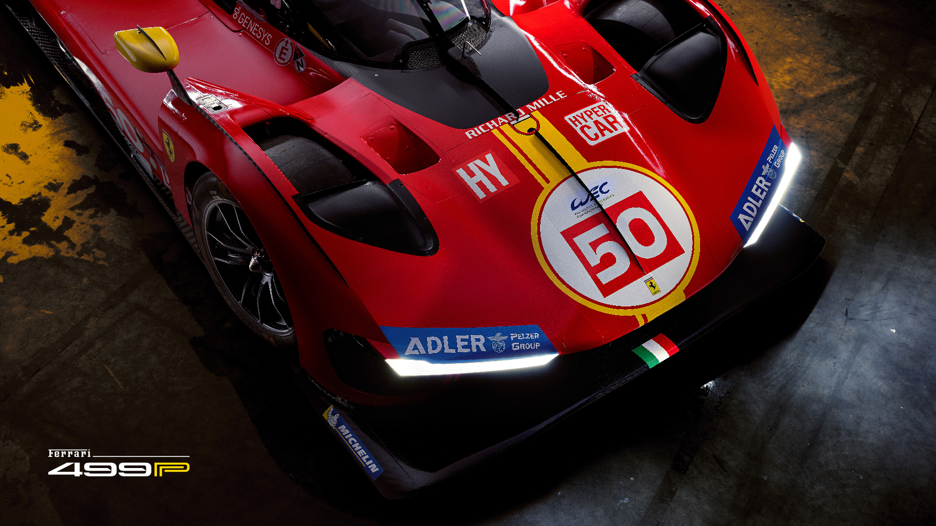 Ferrari,  yeni sezonda yarışacağı 2023 Ferrari 499P Le Mans Hypercar'ı görücüye çıkardı! 2