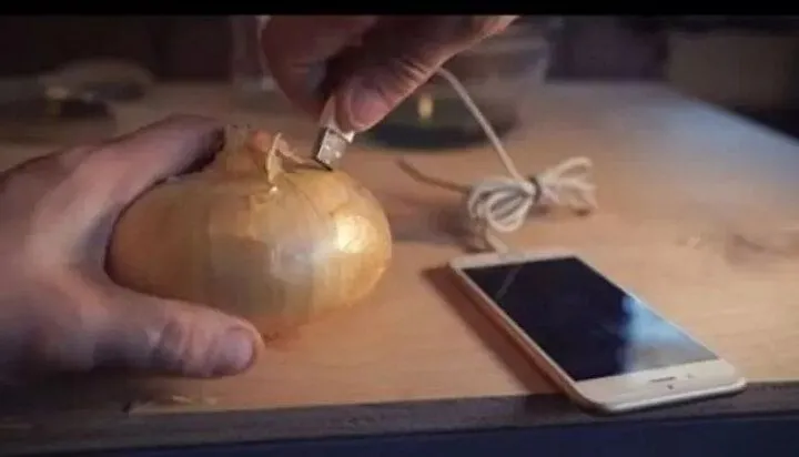 Soğanla telefonunu şarj etti! Siz de bu deneyi evinizde deneyebilirsiniz 4