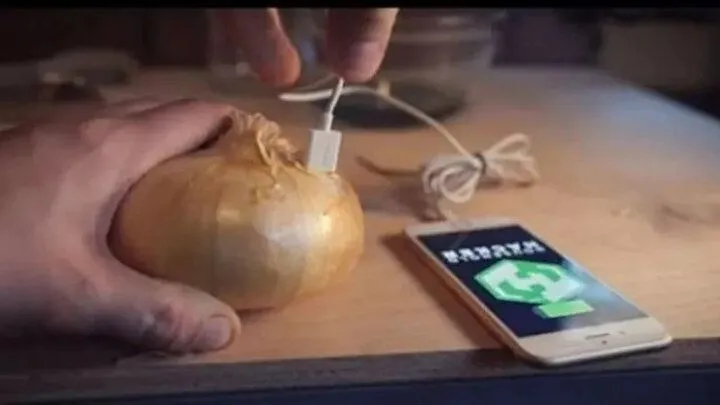 Soğanla telefonunu şarj etti! Siz de bu deneyi evinizde deneyebilirsiniz 5