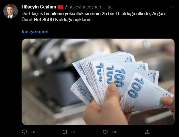 2023 asgari ücreti açıklandı: İşte sosyal medyadan ilk tepkiler 8