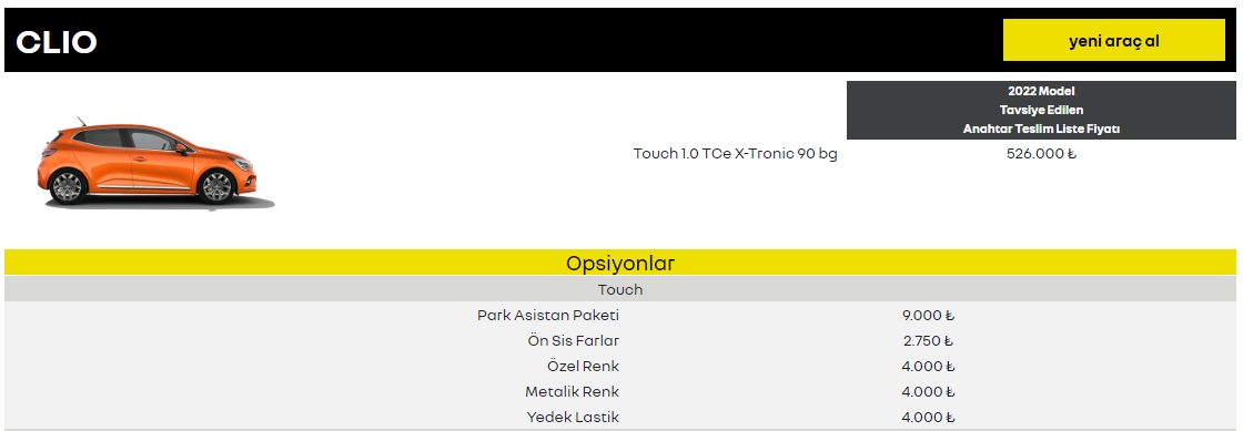 En ucuz Renault Clio bir gecede 150 bin TL zamlandı! İşte Ocak 2023 Renault fiyat listesi 2