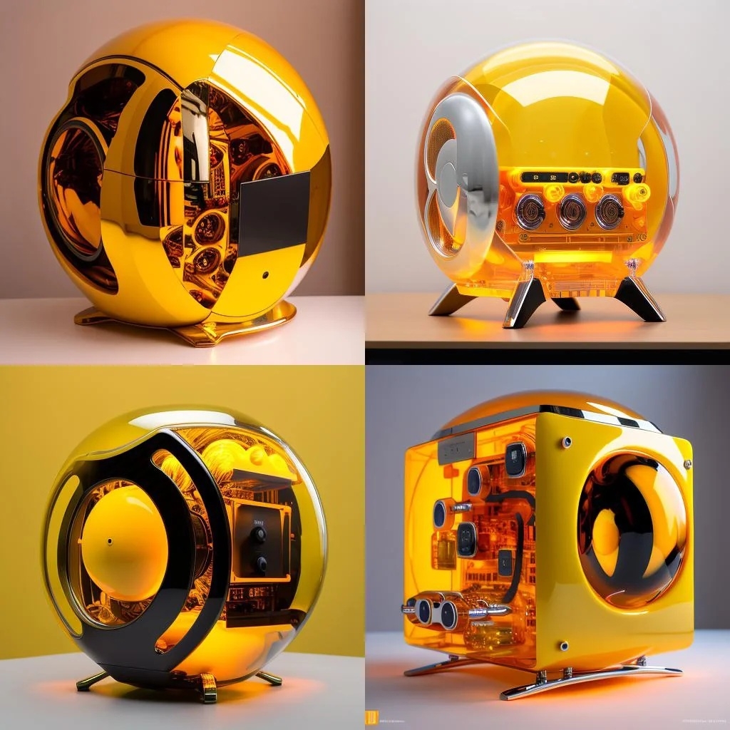 Yapay zeka tarafından oluşturulan PC kasa tasarımları adeta gelecekten gelmiş gibi 5