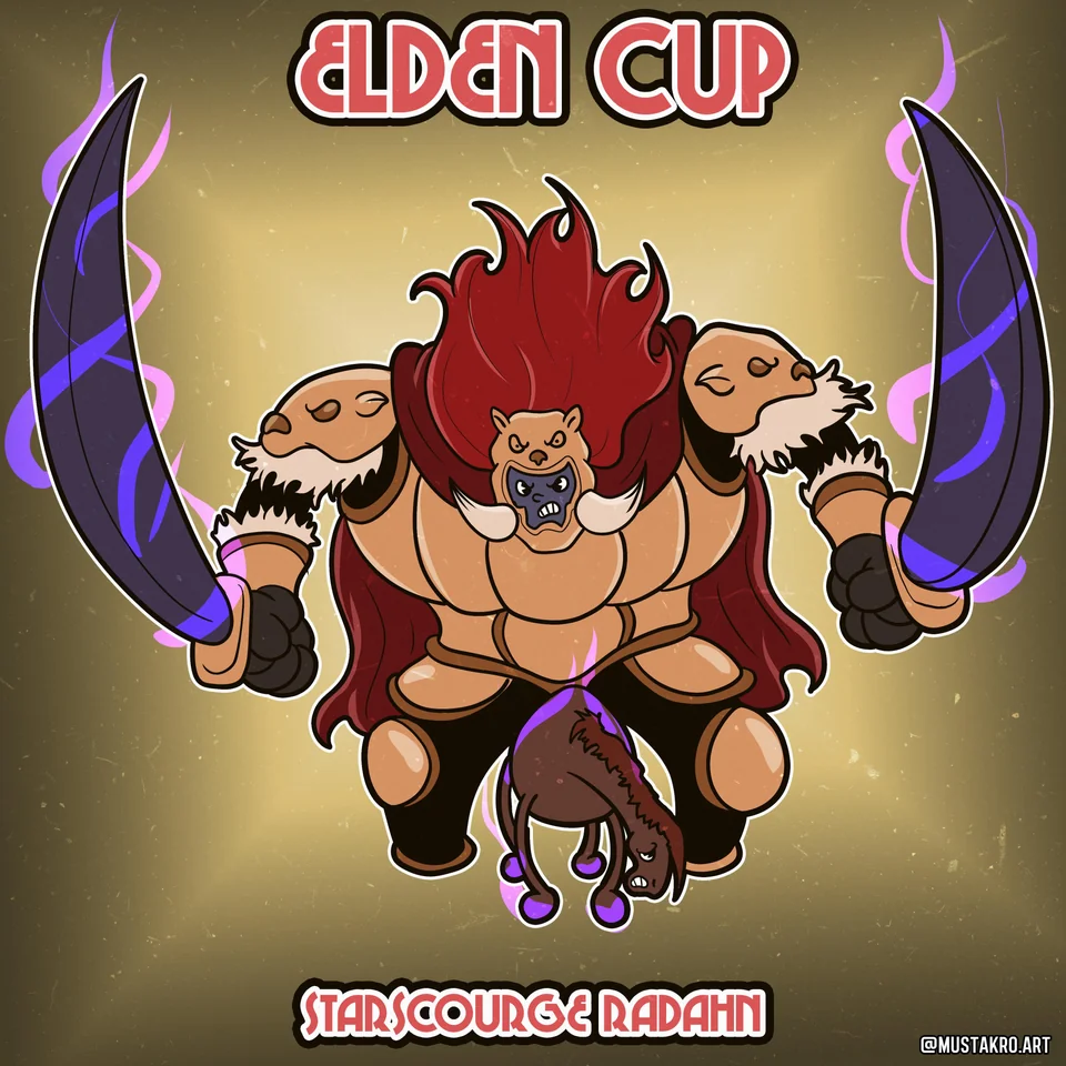 Elden Ring bossları Cuphead düşmanları olarak yeniden tasarlandı: Sonuçlar harika 10