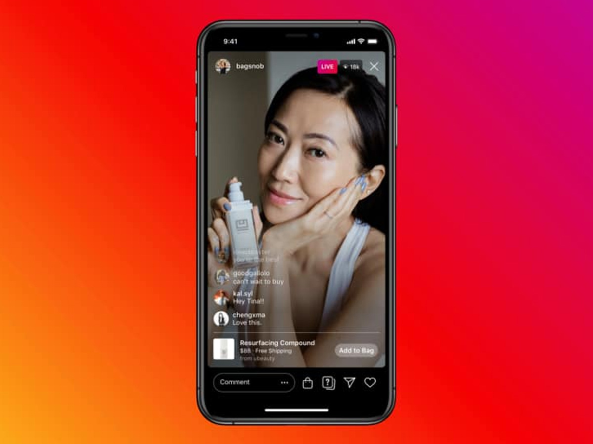 insta canlı alışveriş
