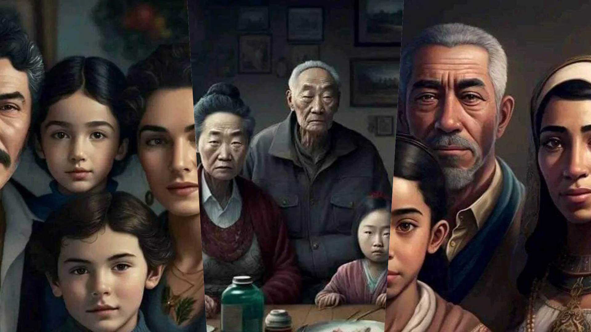 Yapay zeka ülke ülke aileleri çizdi: Türk ailesi o diziye çok benziyor 1