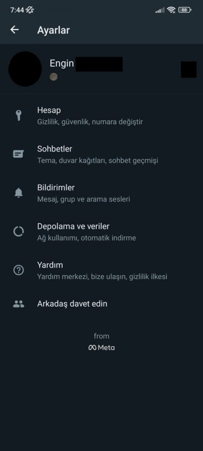 Whatsapp telefon numaranızı nasıl değiştirirsiniz? 