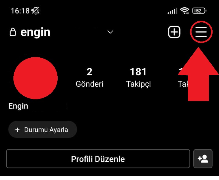 Instagram beğendiğim gönderiler nerede?