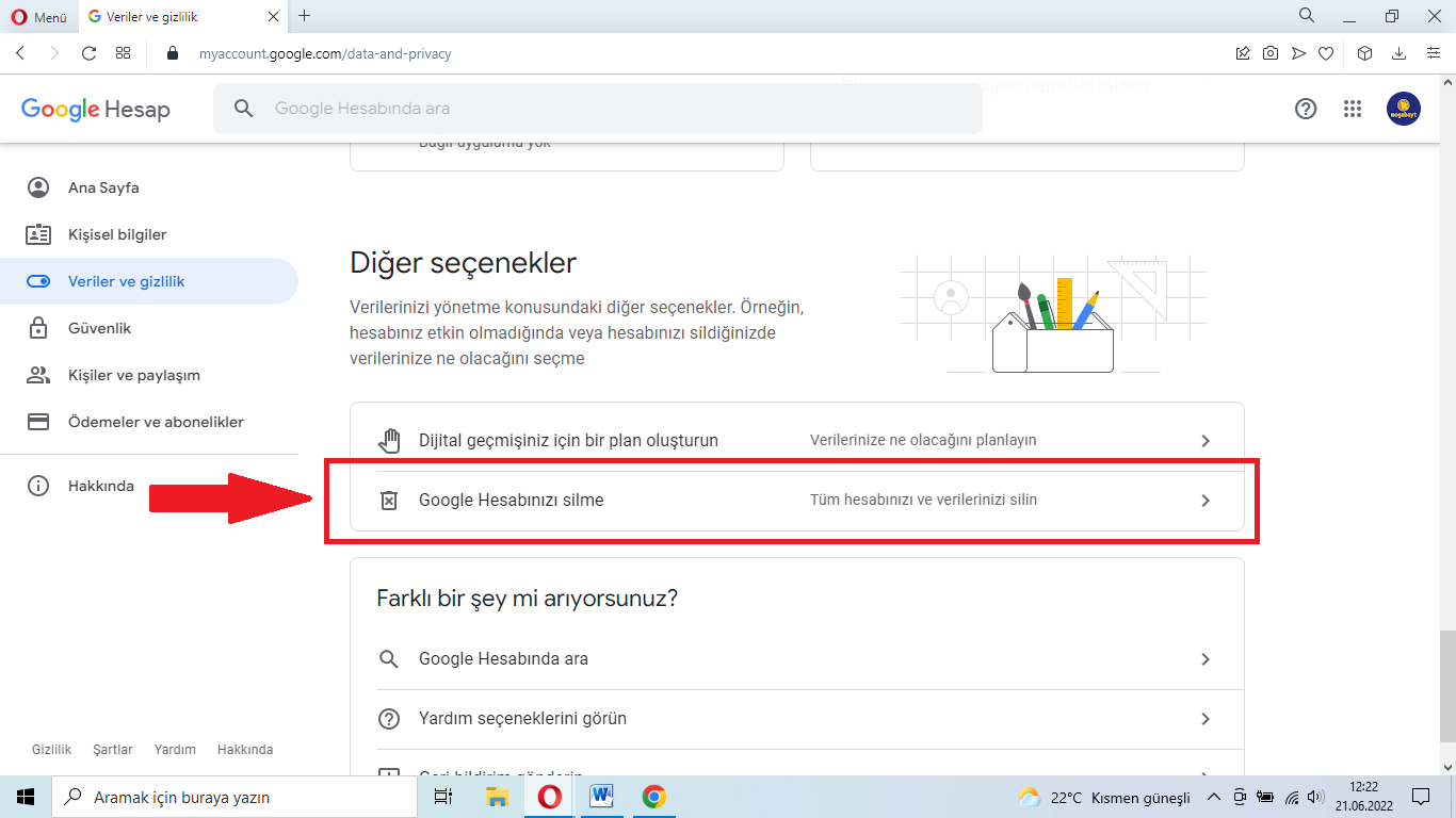Google hesabı silme nasıl yapılır? 