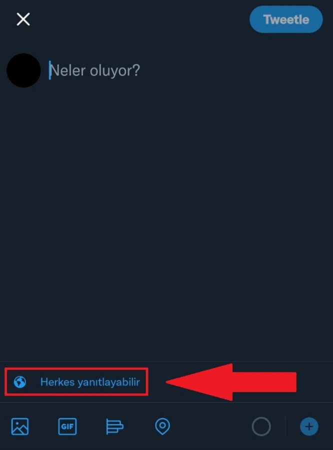 Twitter kimler yanıtlayabilir özelliği nasıl kullanılır?