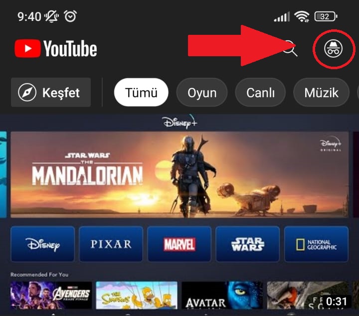 Youtube gizli mod nasıl açılır?