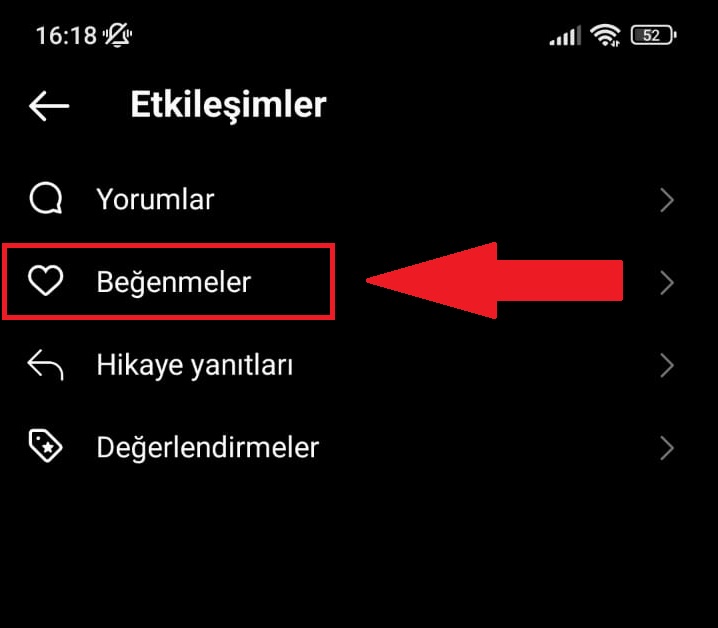Instagram beğendiğim gönderiler nerede? 